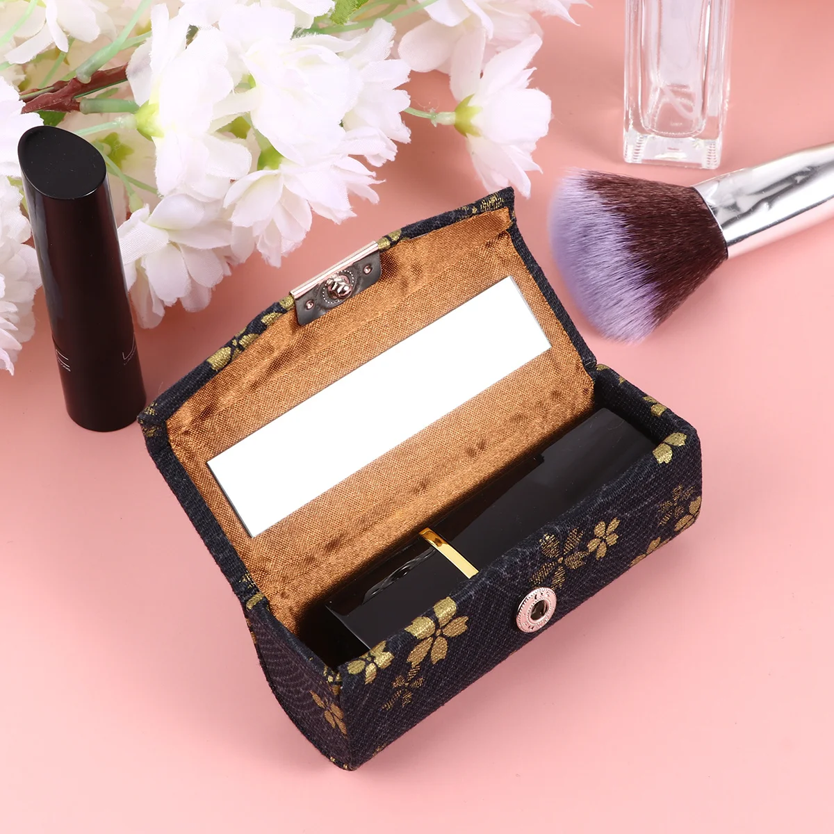 

1Pcs Lipstick Box Premium Material Creative Design Desktop Organizer for Home Office Makeup Shop Storage Case for Cosmetics