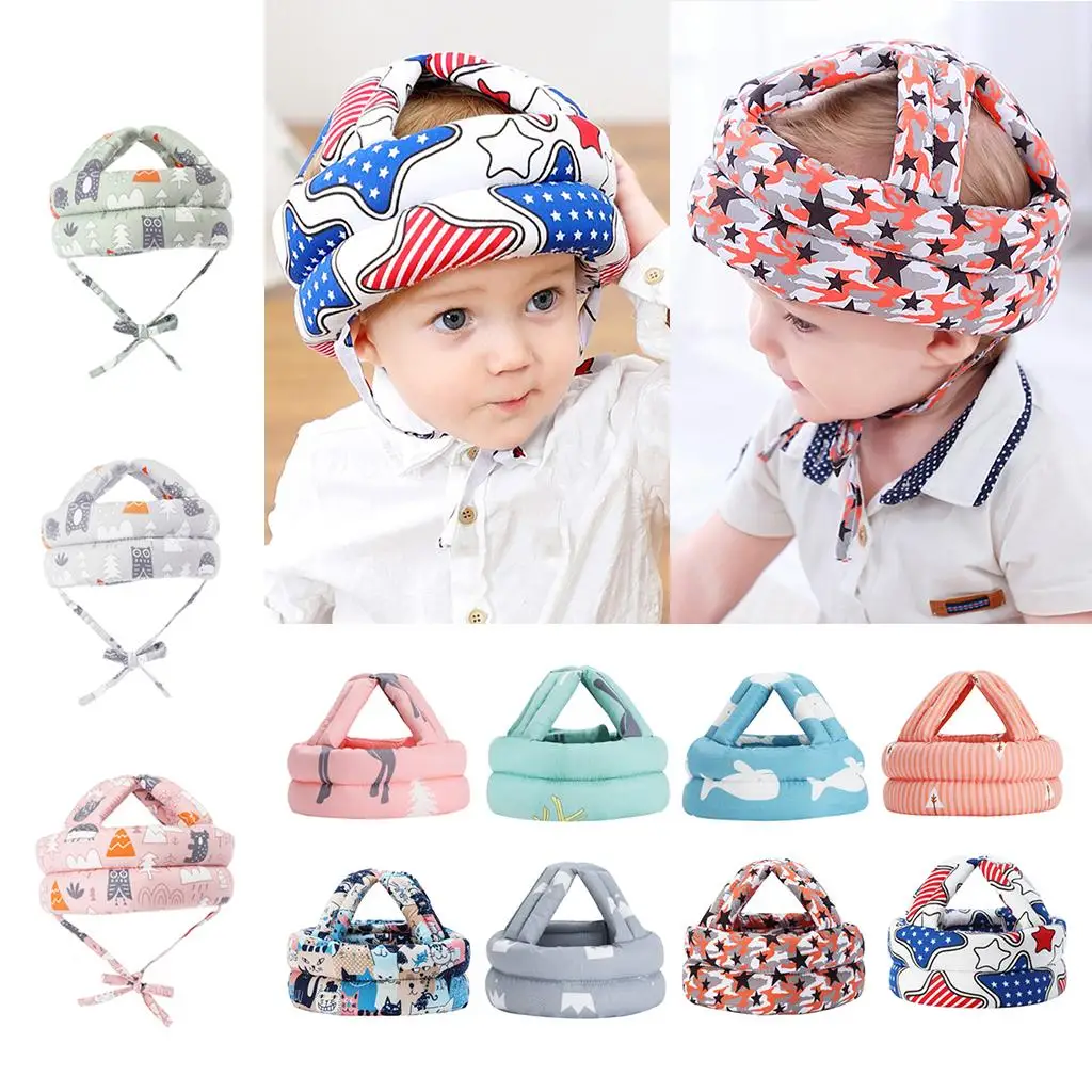 40-53cm Infant Protective Hat Baby Toddler Safety Adjustable Cap Head for Walking