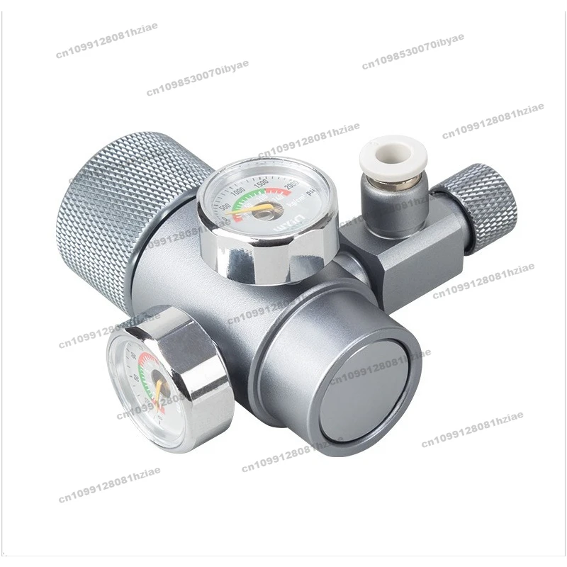 

Suitable for Aquarium Aquatic Plants Carbon Dioxide Decompression Valve Fish Tank in-line CO2 Mini Single and Double Meter