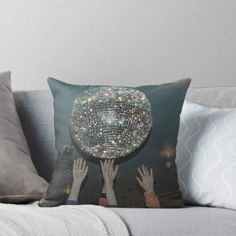 Glitter Disco Ball Throw Pillow ornamental pillows Christmas Covers For Cushions pillow cover christmas pillow