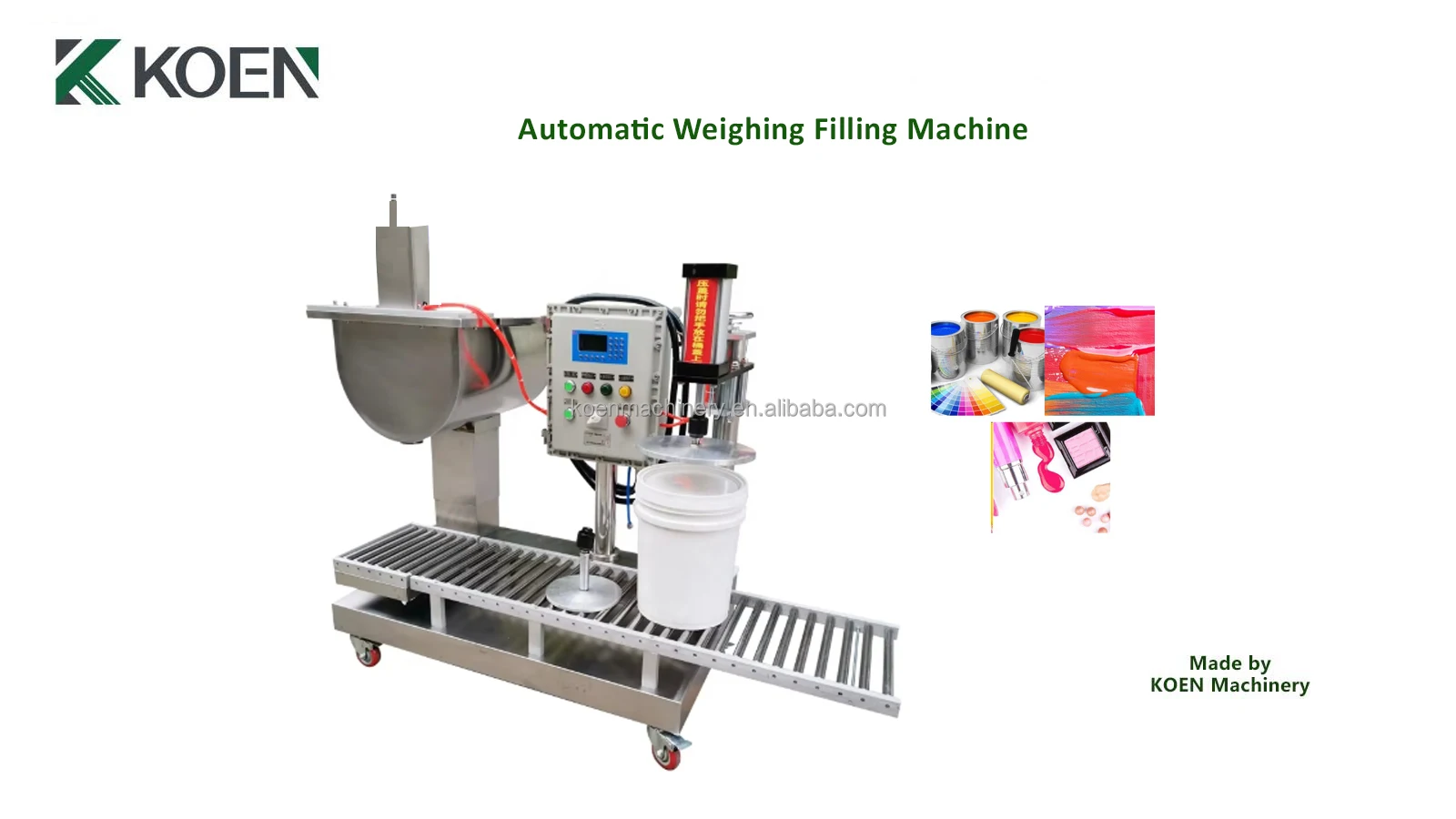30L 10 Gallon Coating Paint Weighing Filling Machine