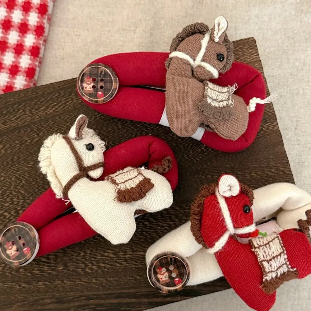 

Creative Funny Horse Hair Clip Duckbill Clip Hair Wear New Year Hair Clip Hair Accessories Headdress Large Barrettes Women