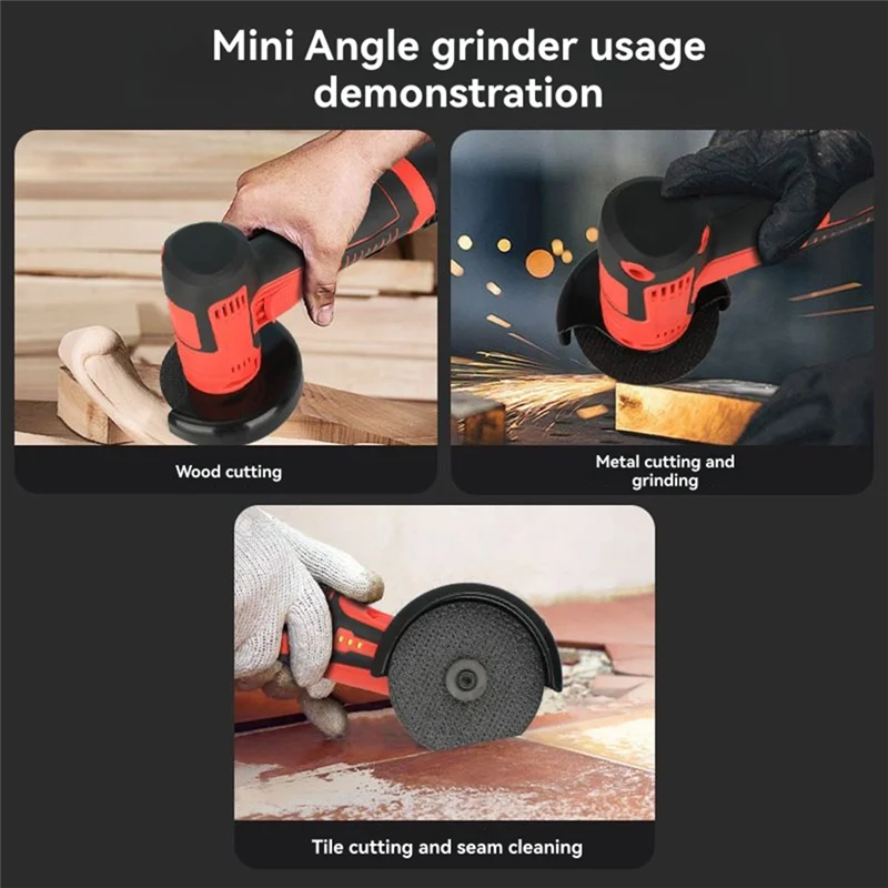A88E-6Pcs 75Mm Cutting Disc Kit For 10Mm Bore Angle Grinder Metal Circular Saw Blade Flat Flap Grinding Wheel Sanding Pads