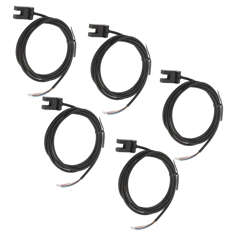 

A64K 5PCS Photoelectric Sensor Switch, SX673 U Shape Inductive Photoelectric Sensor DC5-24V, 5Mm NPN Photocell Sensor