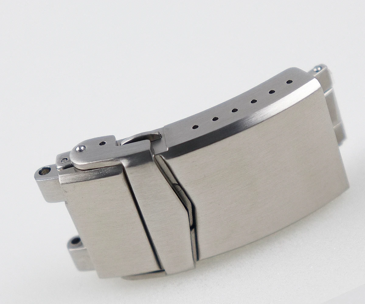 Części do zegarków Cronos Metalowa bransoletka ze stali nierdzewnej Solidne szczotkowane zapięcie 18 mm 20 mm do zegarka 62Mas