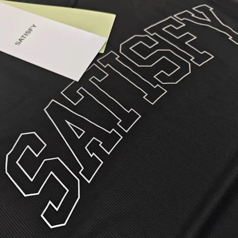 SATISFY AuraLite technology running breathable mesh alphabet reflective vest