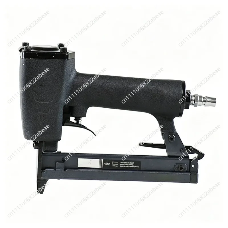 Pneumatic Nail Gun Woodworking Iron Woven Rattan Furniture Aluminum Tube 6MM Narrow Crown Stapler Rivet Tool 10-25MM Nail 425K