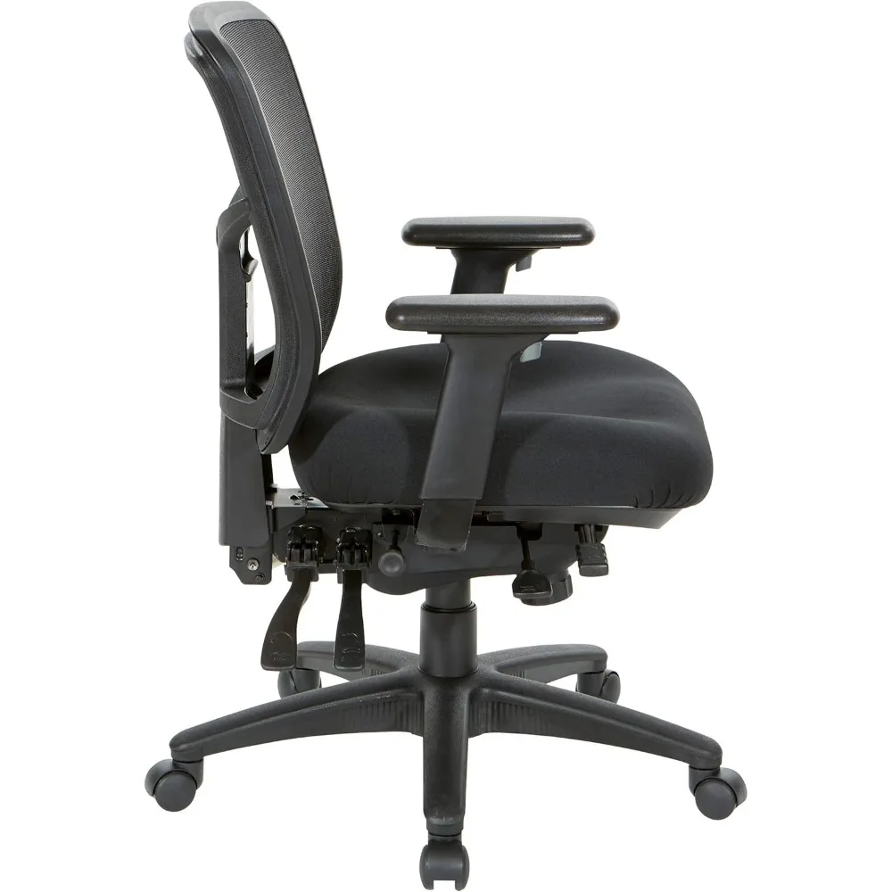 Breathable Mesh Manager's Office Chair with Adjustable Seat Height, Multi-Function Tilt Control and Seat Slider