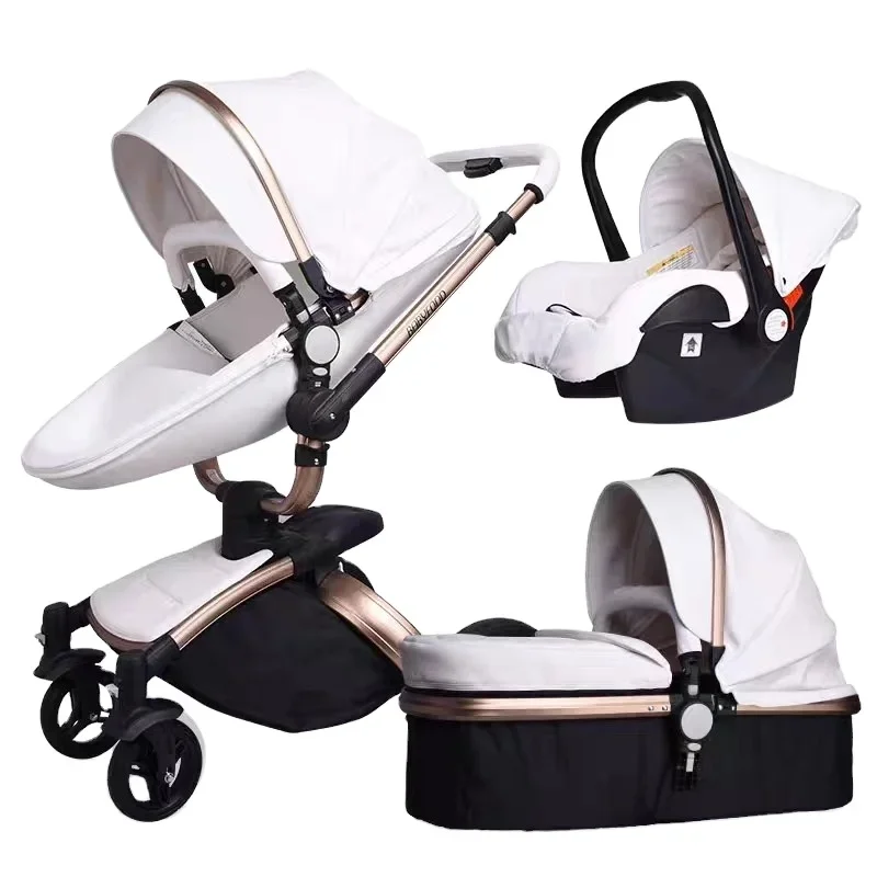 

baby stroller 4 in 1 with car seat baby backpack carrier stroller walkers luxury baby stroller pram leather