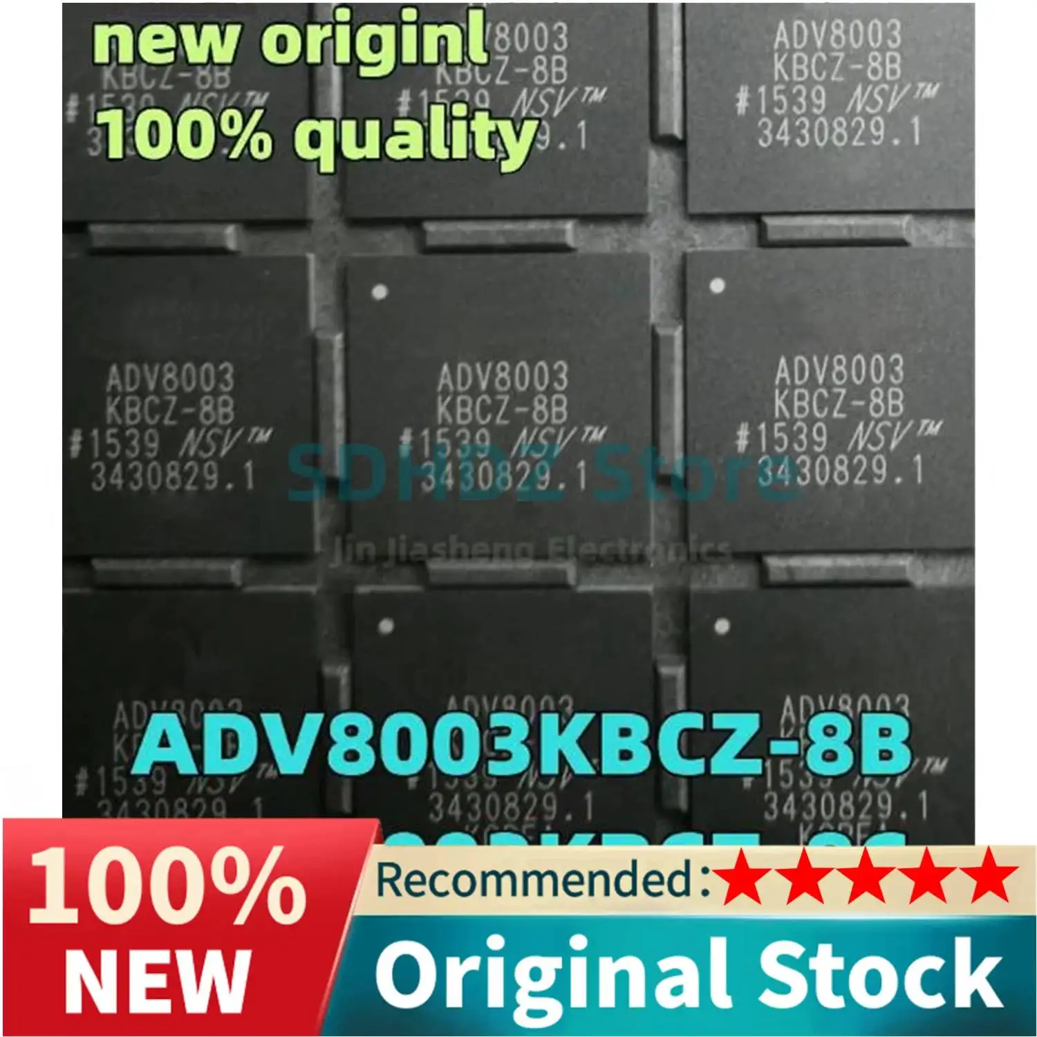 (2piece)  ADV8003KBCZ-8B ADV8003KBCZ-8C ADV8003KBCZ ADV8003KBC ADV8003 BGA chipset