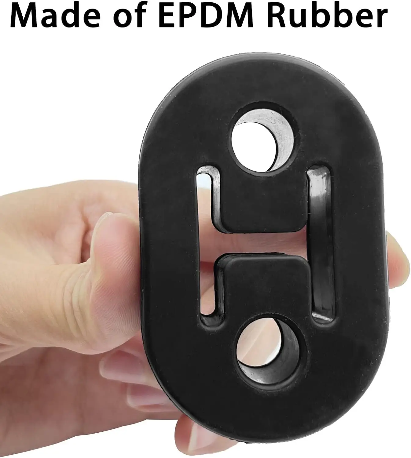 Universal 2pcs 4pcs Heavy Duty Rubber Exhaust Tail Pipe Mount Bracket Hanger Bushing Insulator Black Red
