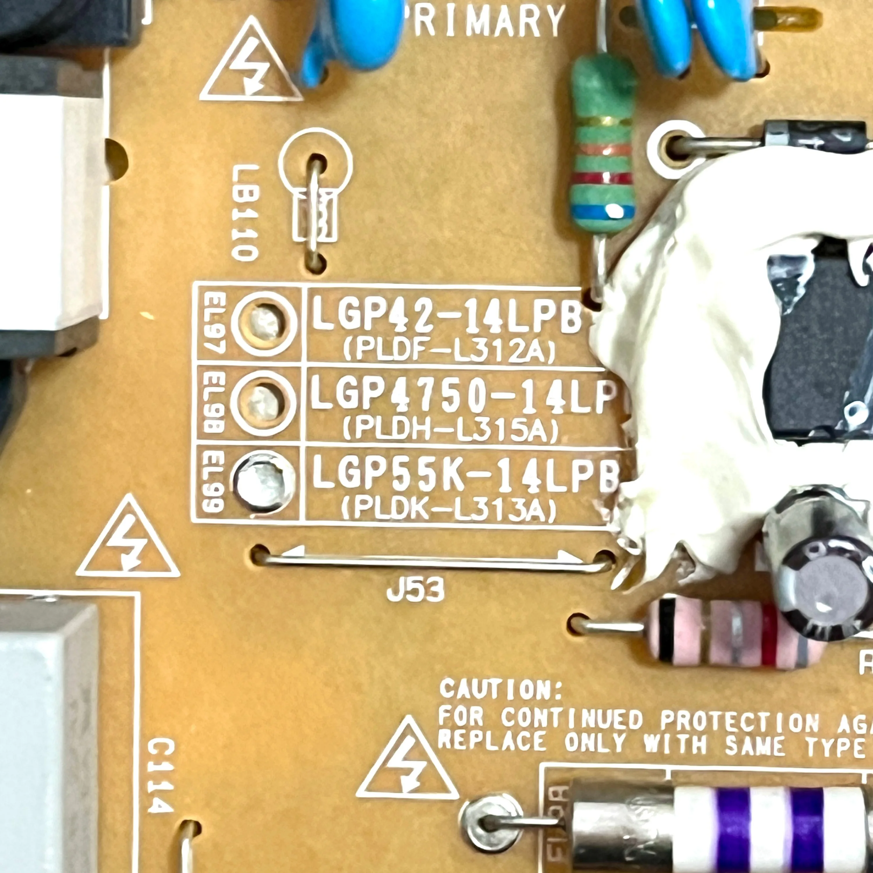 لوحة طاقة التلفزيون الأصلية ، EAX65424001 ، EAY63073001 ، تعمل بشكل طبيعي وهي لقطع 47 ly970h 42LB675V ،