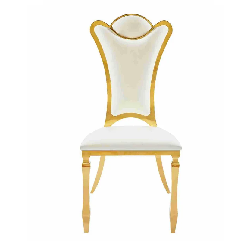 

Junqi factory provided modern luxury metal restaurant chairs
