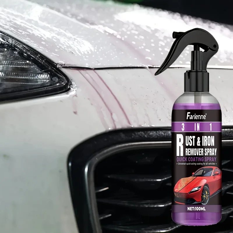 

Спрей для ухода за ступицей колеса, универсальный съемник утюга для обода колеса и ступицы колеса, простая в использовании триггерная насадка, подходит для всех транспортных средств