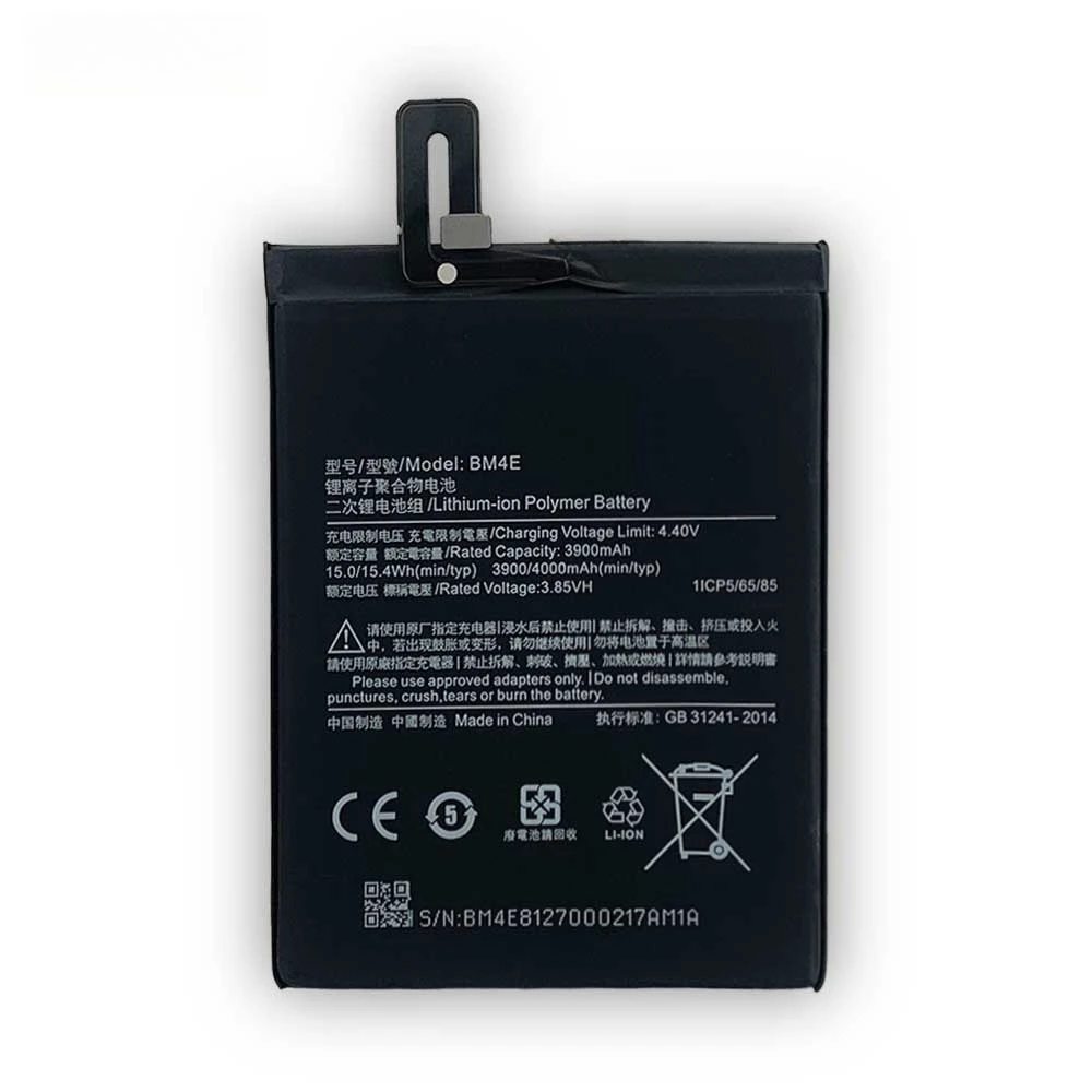 4000MAH BM4E Battery Replacement For Xiaomi Poco F1 Pocophone F1 Mobile Phone Batteries
