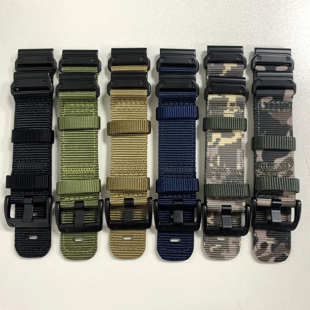 22mm 26mm Nylon Sports Watch Strap For Garmin Fenix E 8 7 7X Pro 6 6X 5 5X/Enduro 3 2/Epix/Tactix 8 Quick Release Bracelet Bands