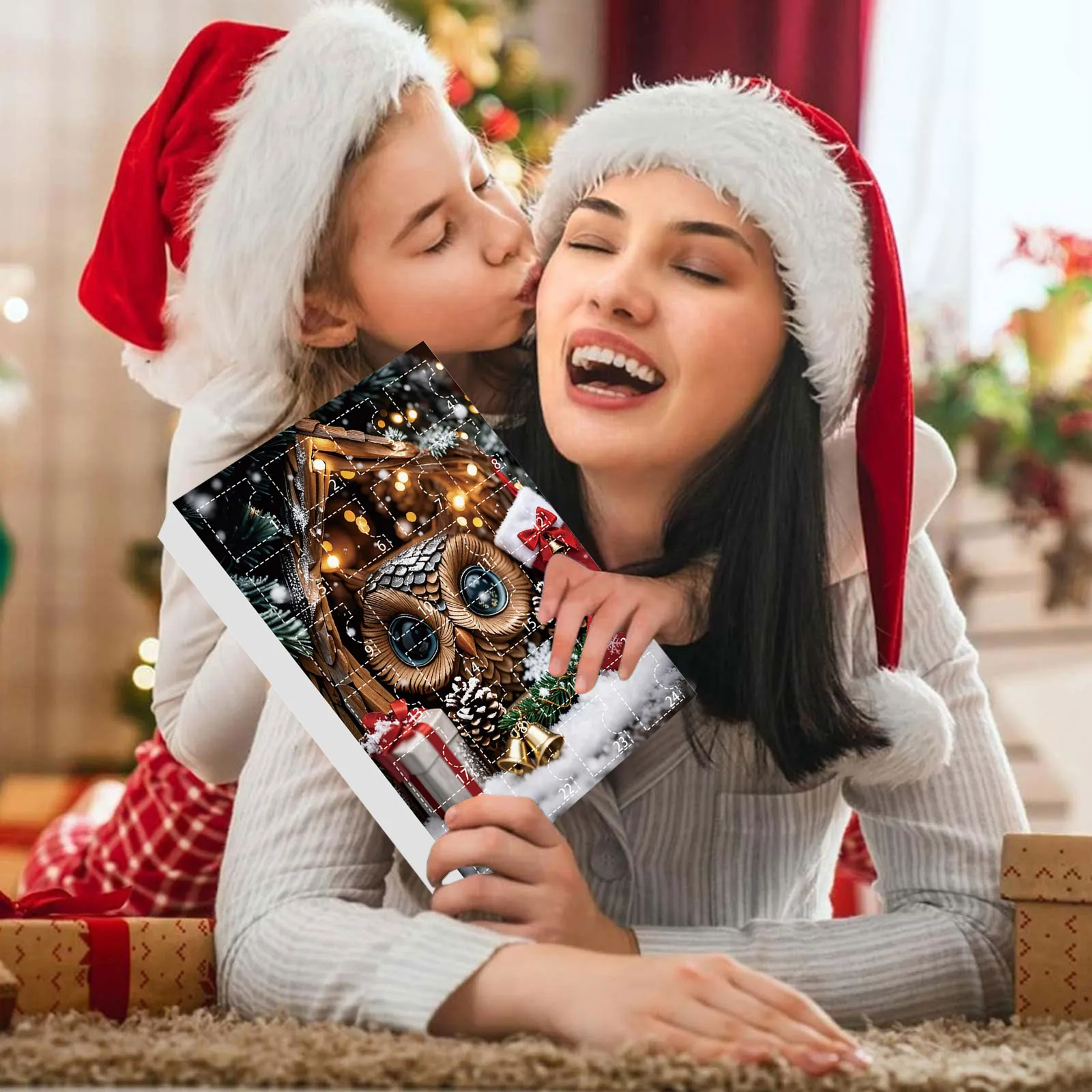 Large Digital Timer for Sports Christmas Tree Hole Themed Countdown Calendar 24 Day Count down until Christmas Calendars