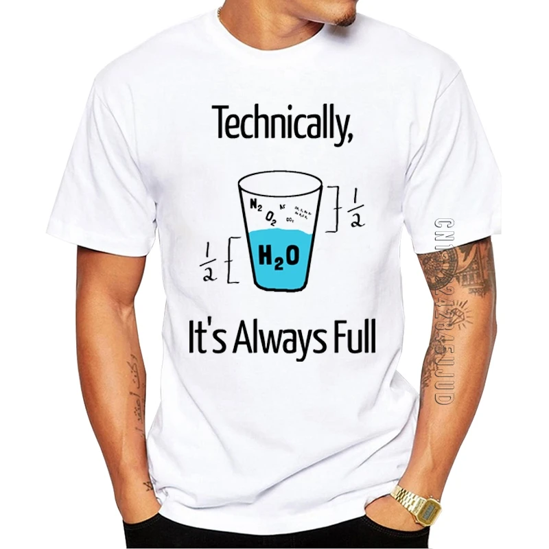 100% Cotton Hot Sales Funny Science Joke Men T-Shirt O-Neck Short Sleeve Graphic Tshirt Letters Printed Cool Tops Funny Tees