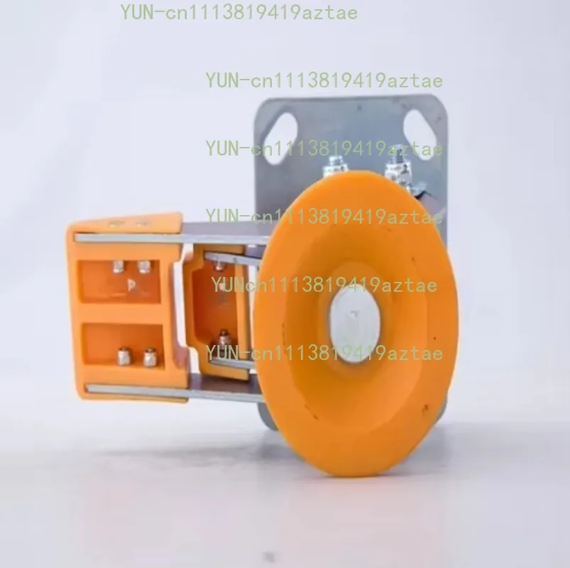 Iron Galvanized Adjustable Trolley Cart Floor Lock Brake Caster Wheel Floor Lock For 4~5in Casters With TPU Pad