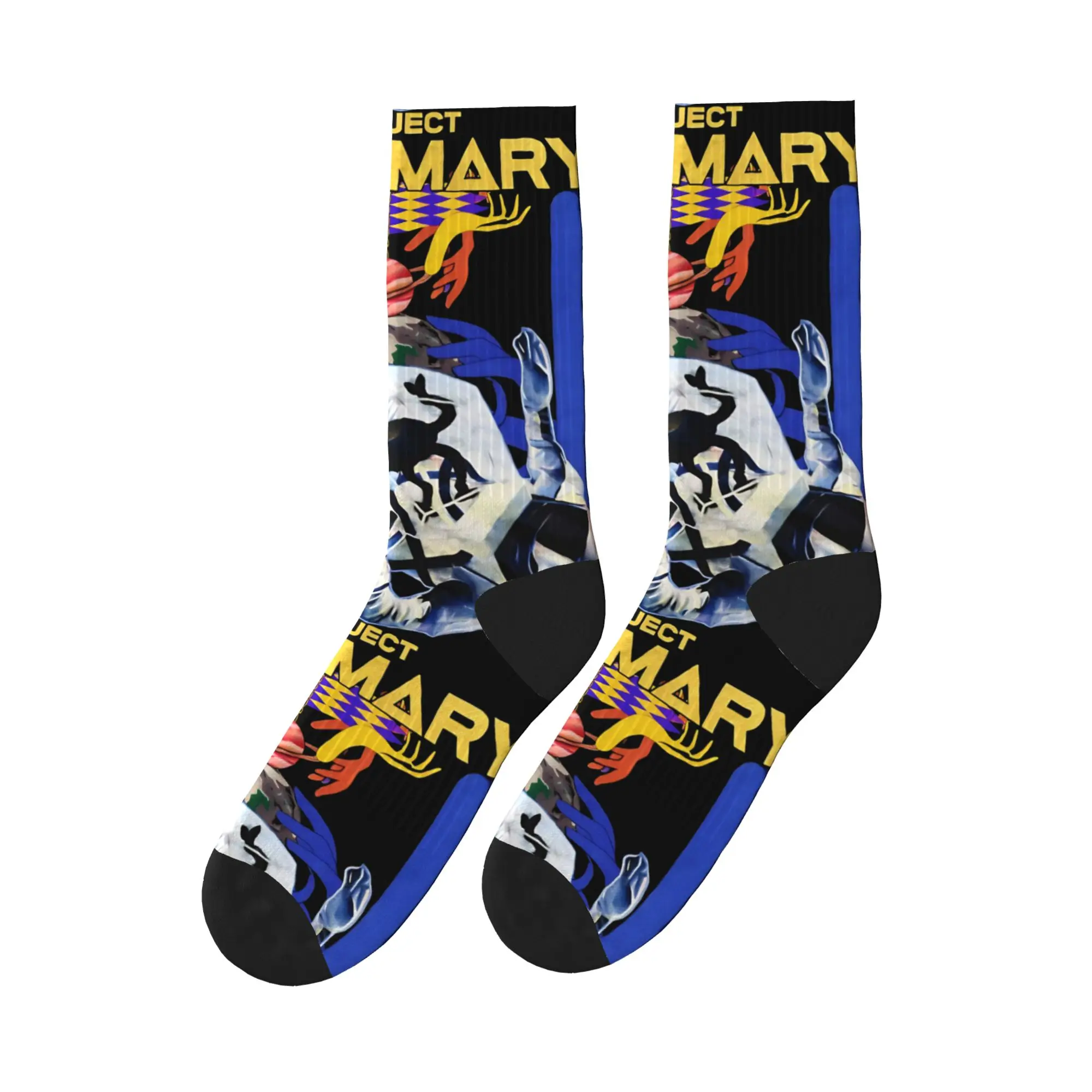 Project Hail Mary Rocky Amaze Jazz Hands Andy Weir Socks Harajuku Stockings Medium Soft Running Sports Socks Autumn Anti Socks