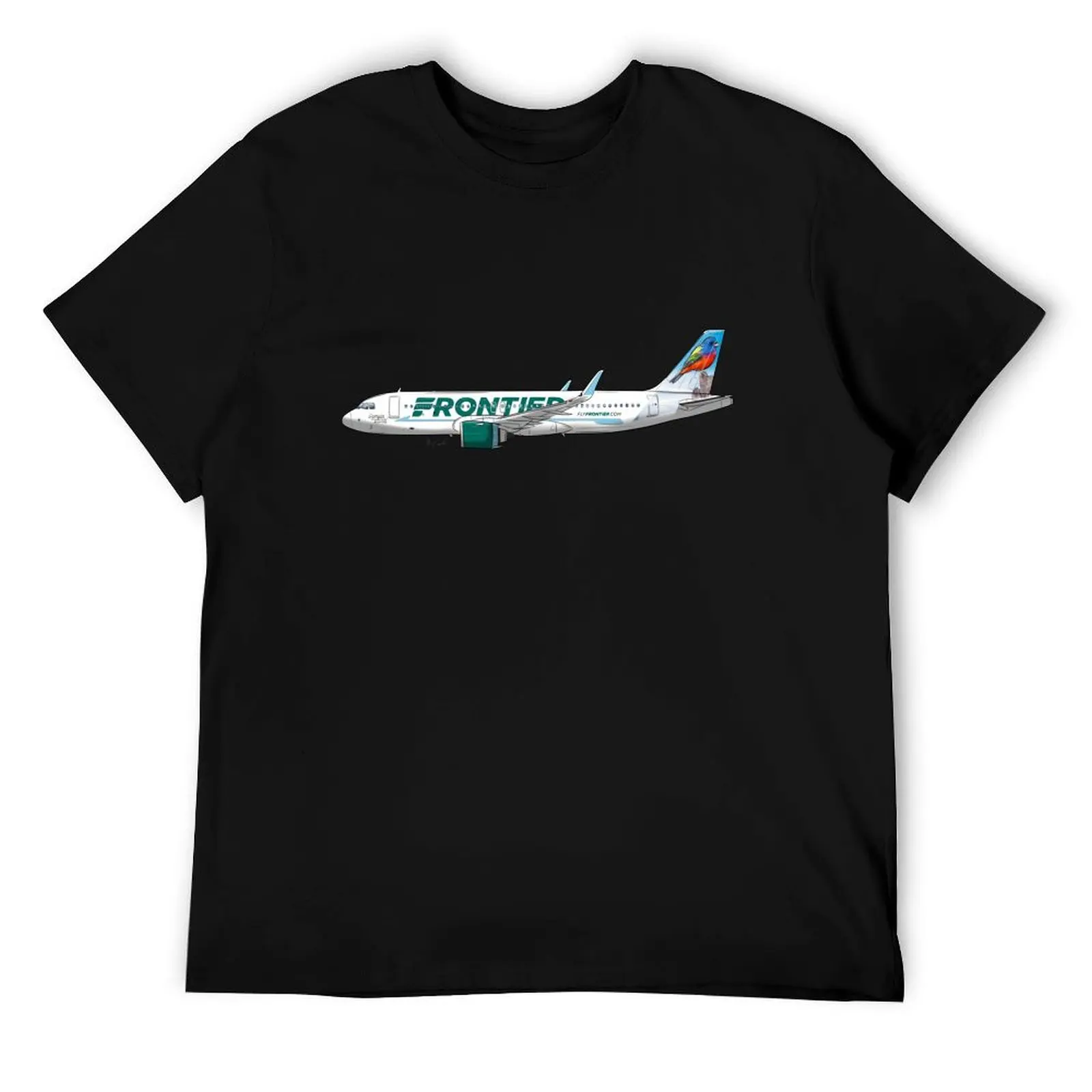 

Frontier Airlines Airbus T-Shirt anime t shirts for man t shirt custom print t shirt for man 100 percent cotton T-Shirt