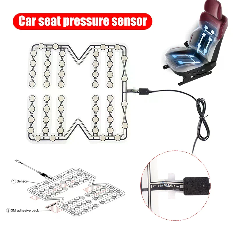 1Pcs Universal Car Seat Pressure Sensor Safety Belt Warning Reminder Pad Occupied Seated Alarm Parts Car Accessories