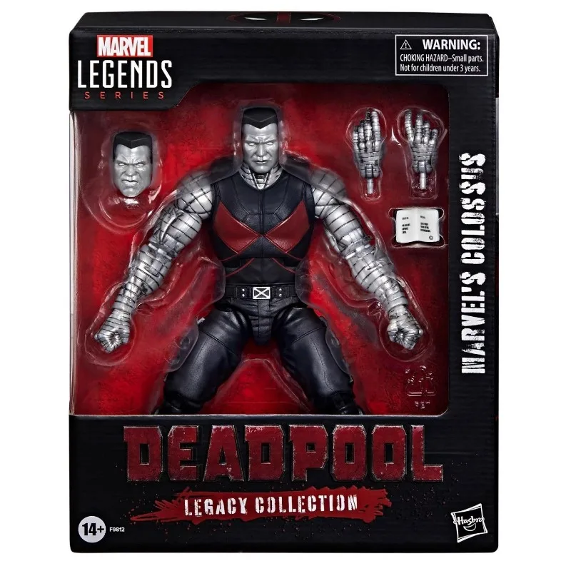 In Stock Children's Colossus Lishi Deadpool 3 X-Men Genuine Marvel Legends 6-inch F9812 Movable Figurine Model Gift Movie Anime