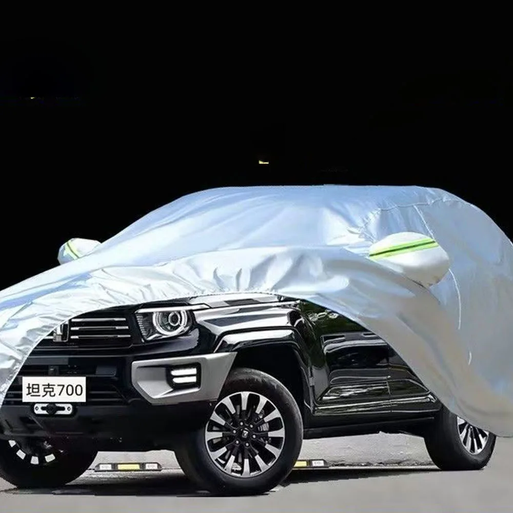 Fit For Tank 700HI4-T 2024 2025 Plug In SUV Car Cover Sun Protection Rain Protection Sunshade Heat Insulation Thick Cover Cloth