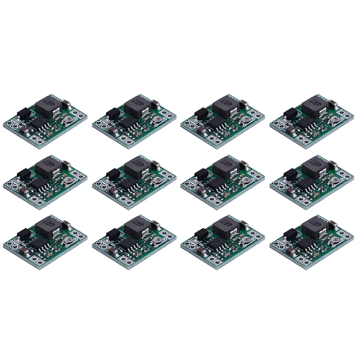 12pcs MP1584 DC-DC Step-Down Power Supply Module 3A Adjustable Buck Converter For Arduino Replace LM2596 24V 12V 5V 3V