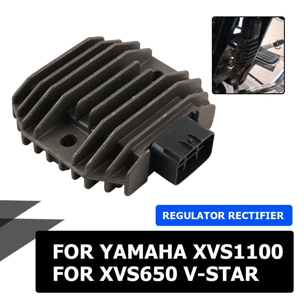 

Motorcycle Voltage Regulator Rectifier For Yamaha XVS1100 VStar Custom XVS650 V-Star Classic XVS 650 1100 2000 Accessories Parts