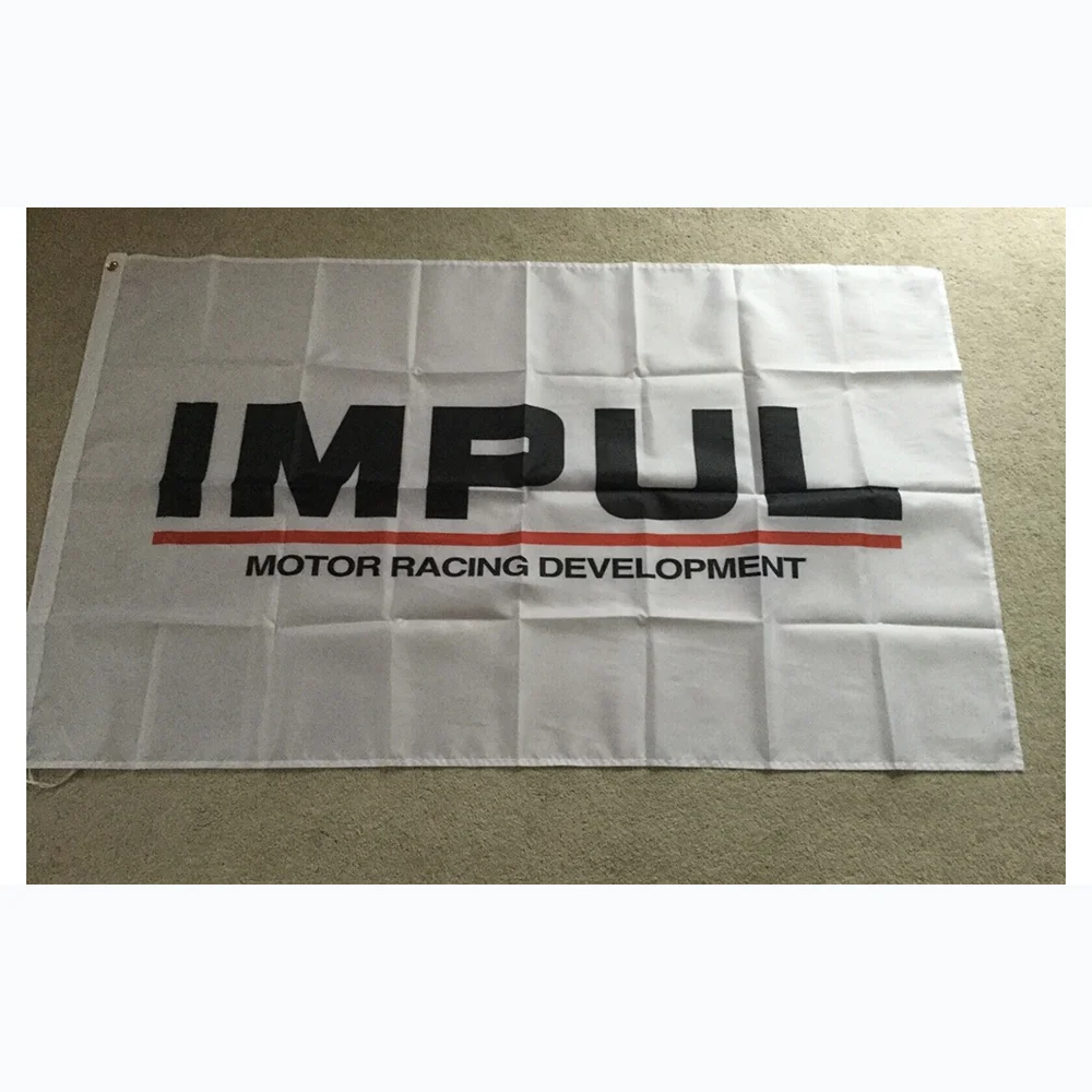 

90x150cm CUSTOM IMPUL Flag with RACING GIFT BANNER