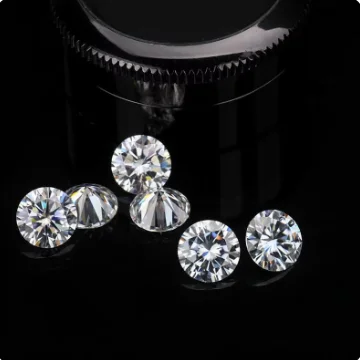 B 100% Real Moissanite Certified Lab Grown Pass Diamond Tester Pen Loose Gemstones Moissanite Stones For Jewelry With GRA