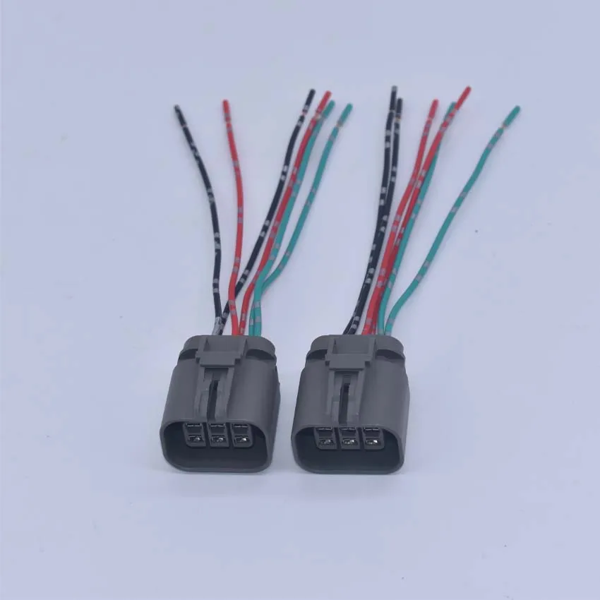 Doosan Daewoo DH150 DH220 DH215 DH225-5-7-9 Excavator Throttle Motor Connector Plug Pair
