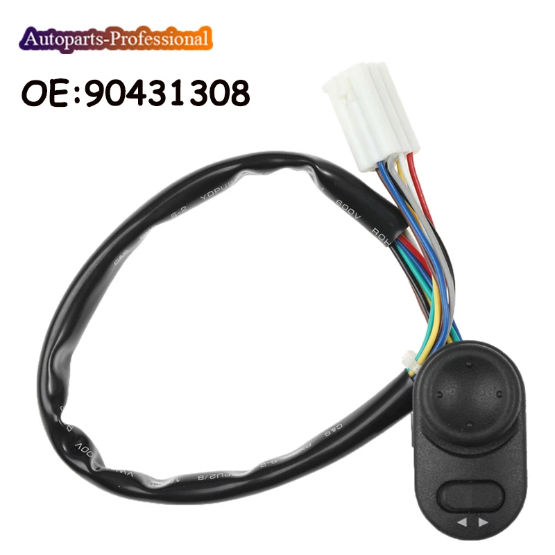 Car Rearview Mirror Control Adjuster Switch For Vectra Zafir for Opel Astra/Corsa/Vectra/Zafira/Merlva 90431308 9030841