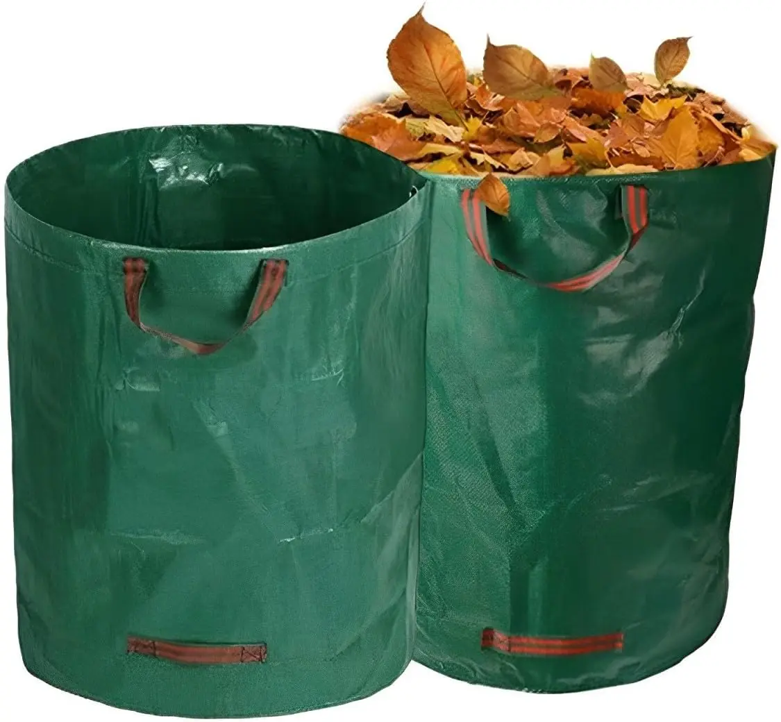 

Многоразовые мешки для садового мусора с 4 ручками для листьев, отходов, травяных остатков