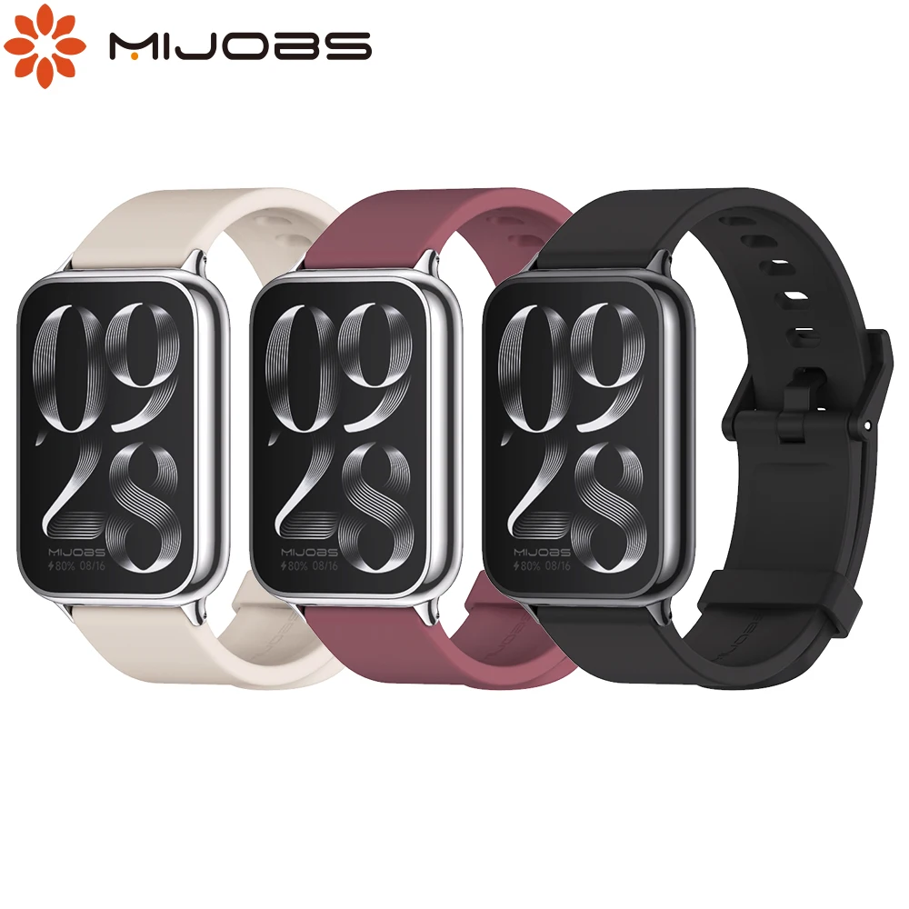 ل Mi Band 9 Pro حزام ل Xiaomi Mi Band 8 Pro سوار ذكي سيليكون استبدال الرياضة معصمه Correa ل Mi Band 8Pro