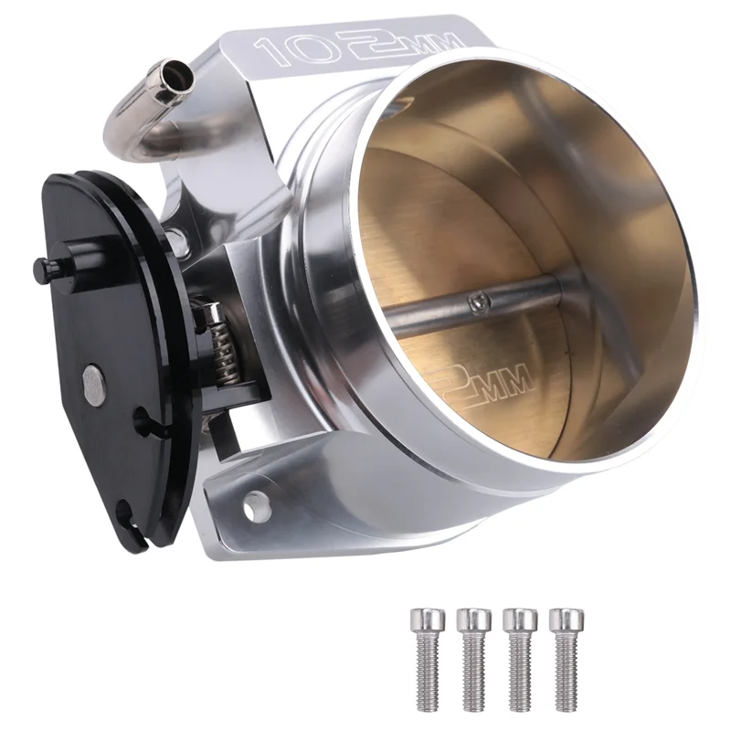 

102Mm Aluminum 4 Bolt Throttle Body For GM Gen III LS1 LS2 LS6 LS7 LSX Accessories