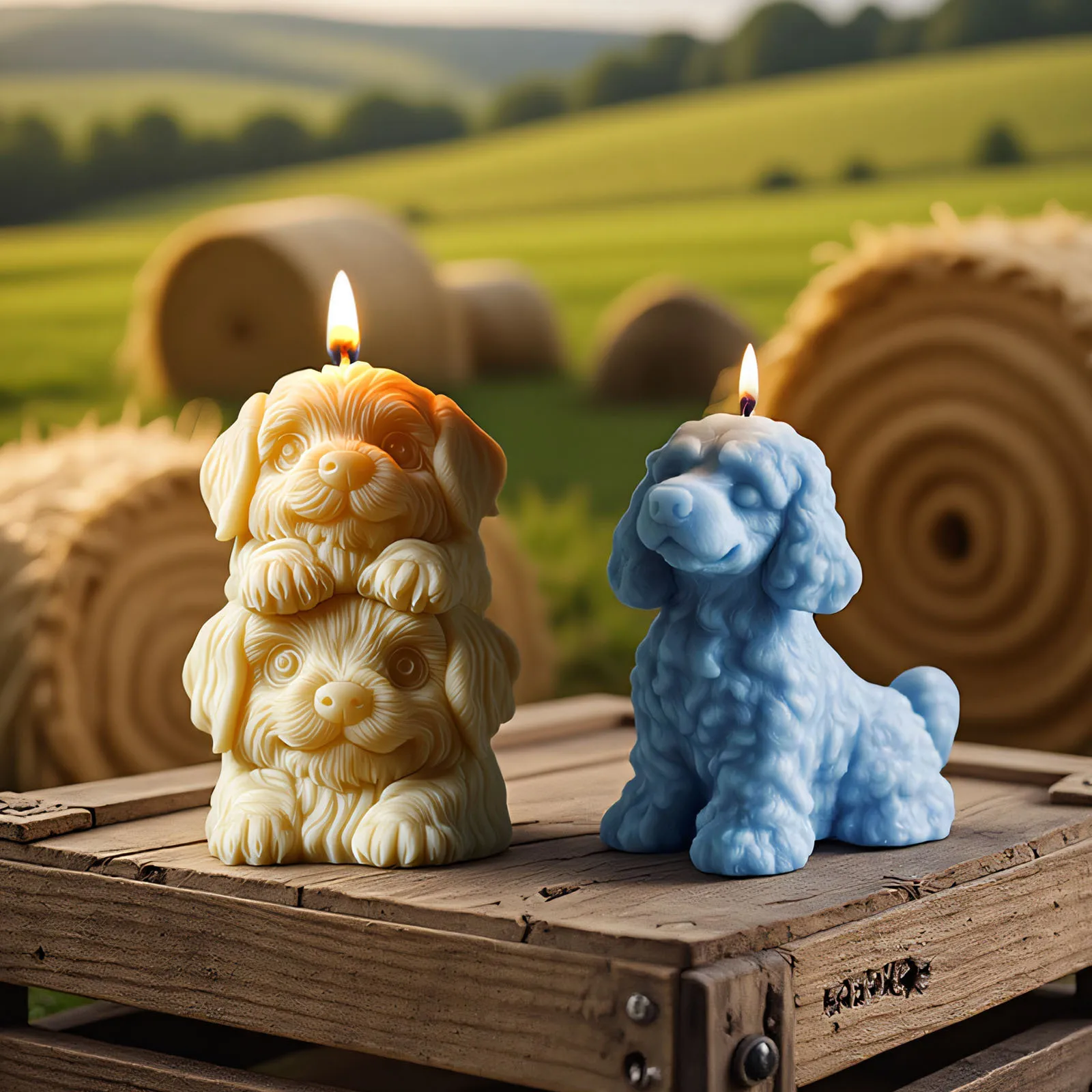3D Dog Puppy Silicone Candle Mold Poodle Aromatherapy Soap Making Mold DIY Craft Gypsum Resin Plaster Ornament Home Decoration