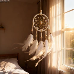 Feather Wind Chime Pendant Car Pendant Outdoor Garden Decoration Sun Catcher Bedroom Art Decoration Holiday Party Home Decor