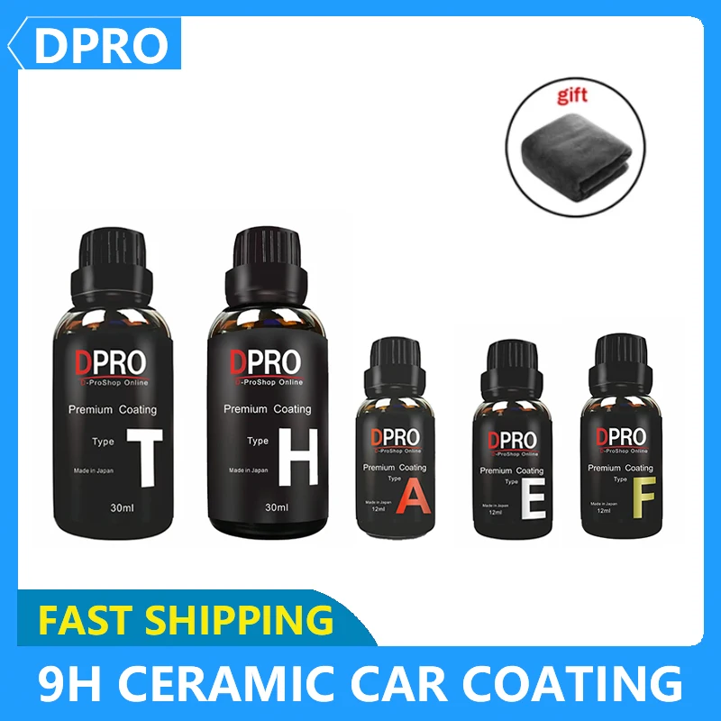 Dpro Nano Ceramic Car Coating Anti-scratch Car Polishing Glass Liquid Paint Care Hydrophobic Ceramics  Auto Detailing