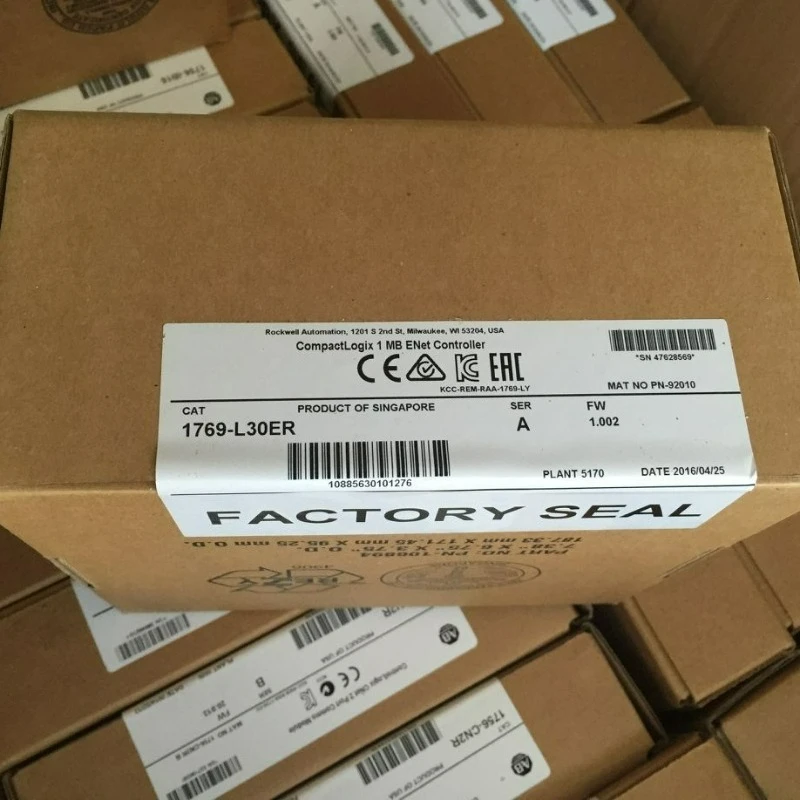 Factory Direct Compatible with1769-L30ER Suitable for ABS CompactLogix Series 1MB Controller Processor