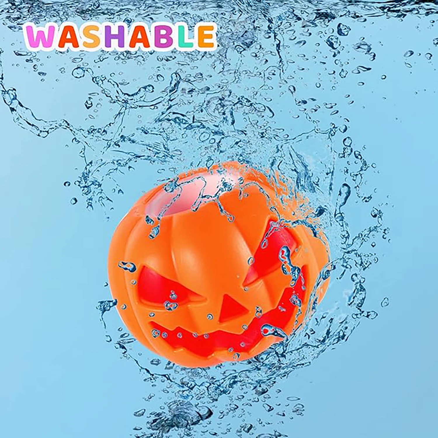 Pumpkin pressure ball Halloween party gift, suitable for children, girls, boys, squeezing sensory Fidget toys