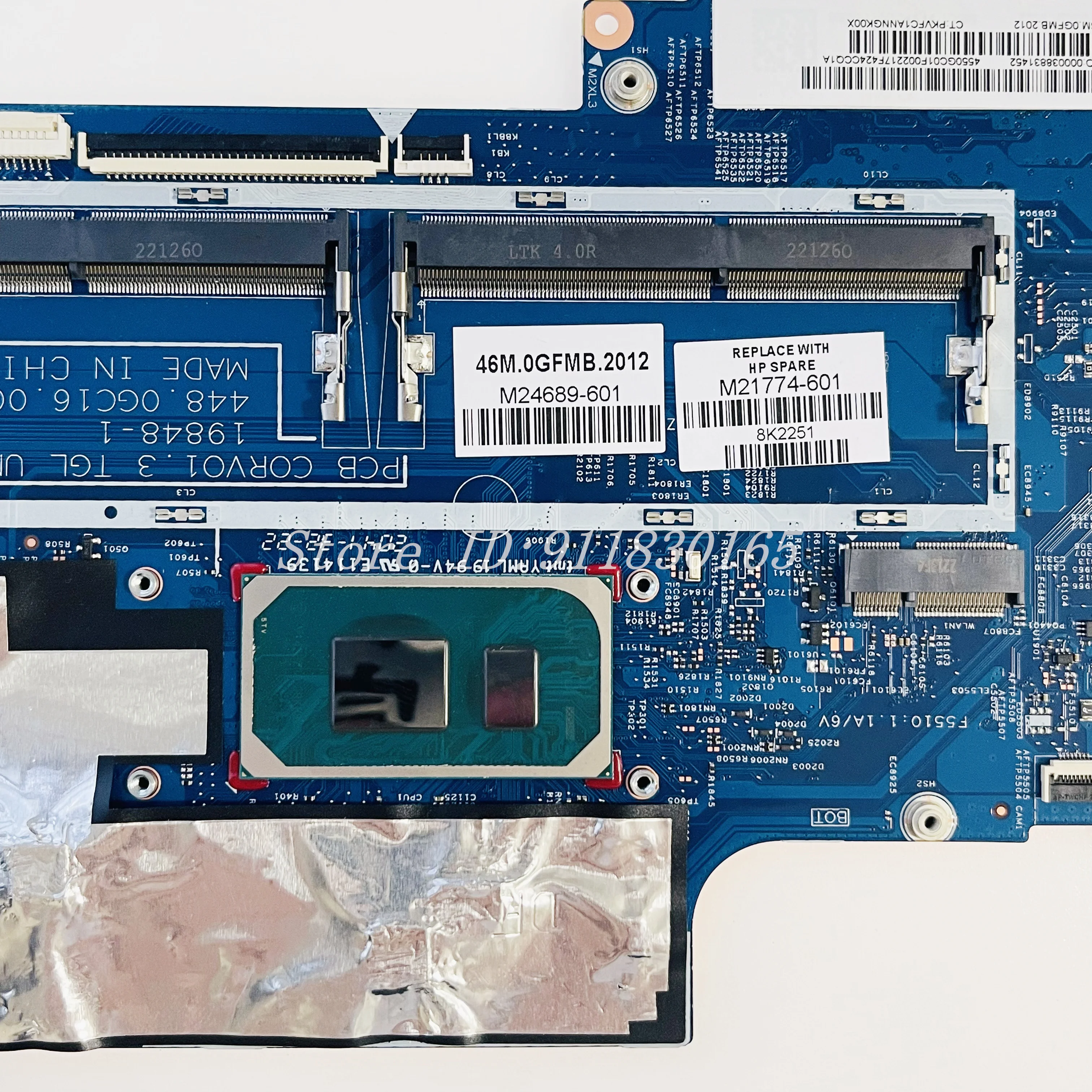 19848-1 For HP Pavilion X360 15-DQ 15T-DQ Laptop Motherboard With