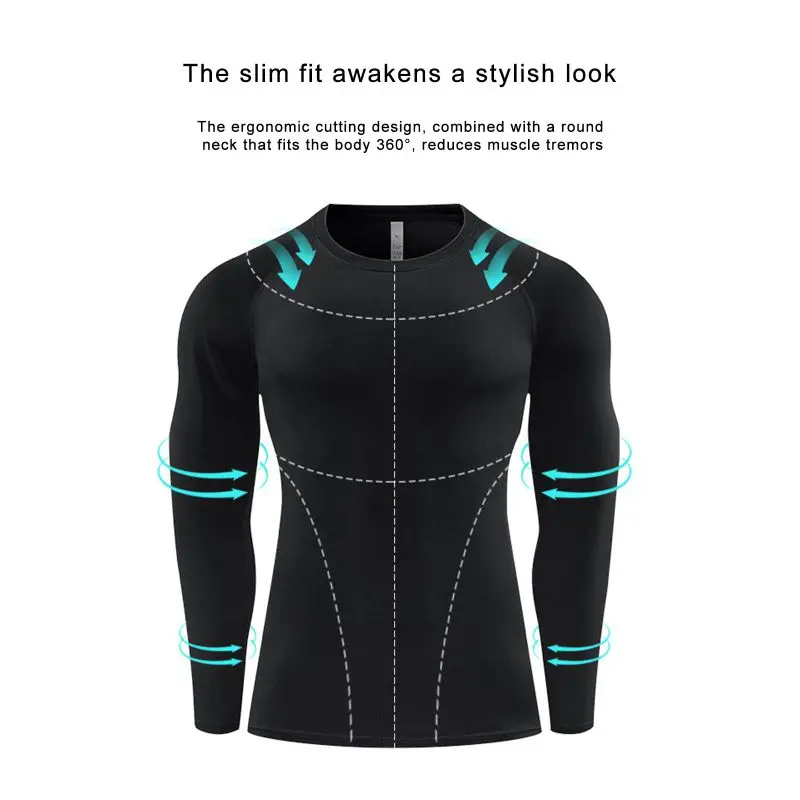 Winter Sports Suit for Children Quick Drying Thermal Underwear Boys Compression Sportswear Basketball Football Tight Clothing - view 4