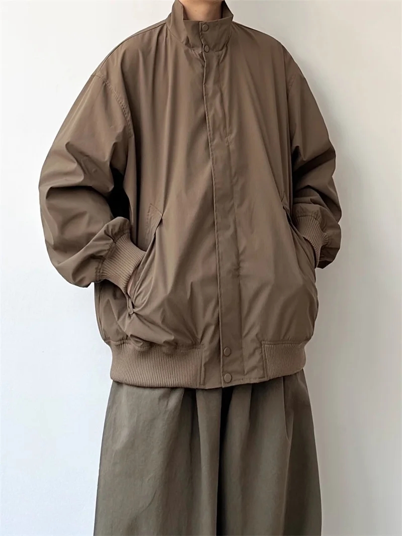 

Cool Pilot Jaet Men's Autumn Winter American Trendy Brand Stand Collar Baseball Sle Functional Workwear Outerwear