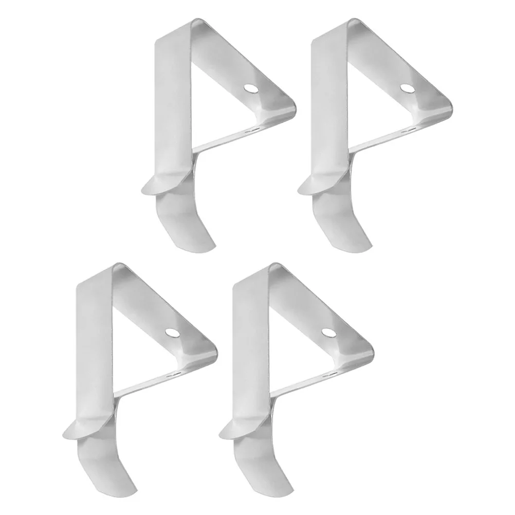 

4pcs Coffee Cup Clips Thermometer Temperature Meat Probe Holder 304 Stainless Steel Portable Storage Use Home Supplies