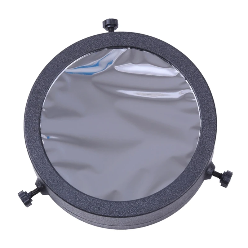 Sun Filter Film Lens Solar Filter Eye Protection with PET+Aluminum Coating Fits 60/70/80/90mm Connectors Dropship