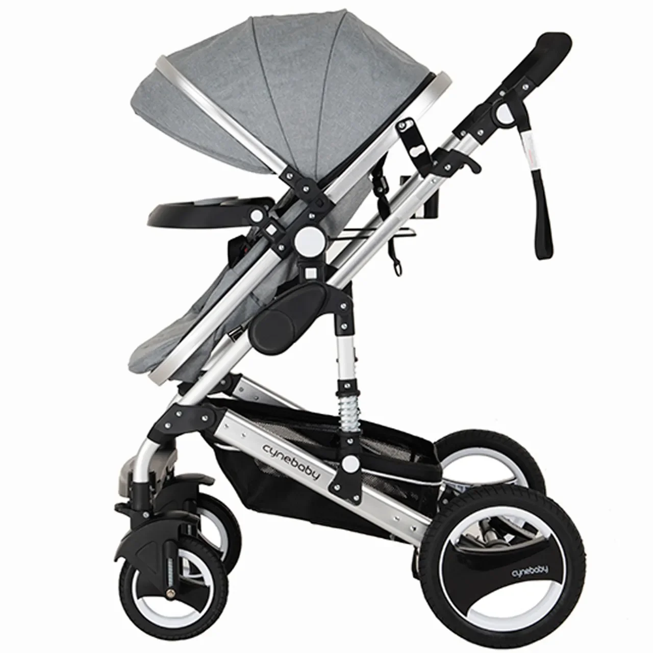 European Style Foldable Baby Strollers 3 in 1 Folding bi-directional high stroller baby travel stroller