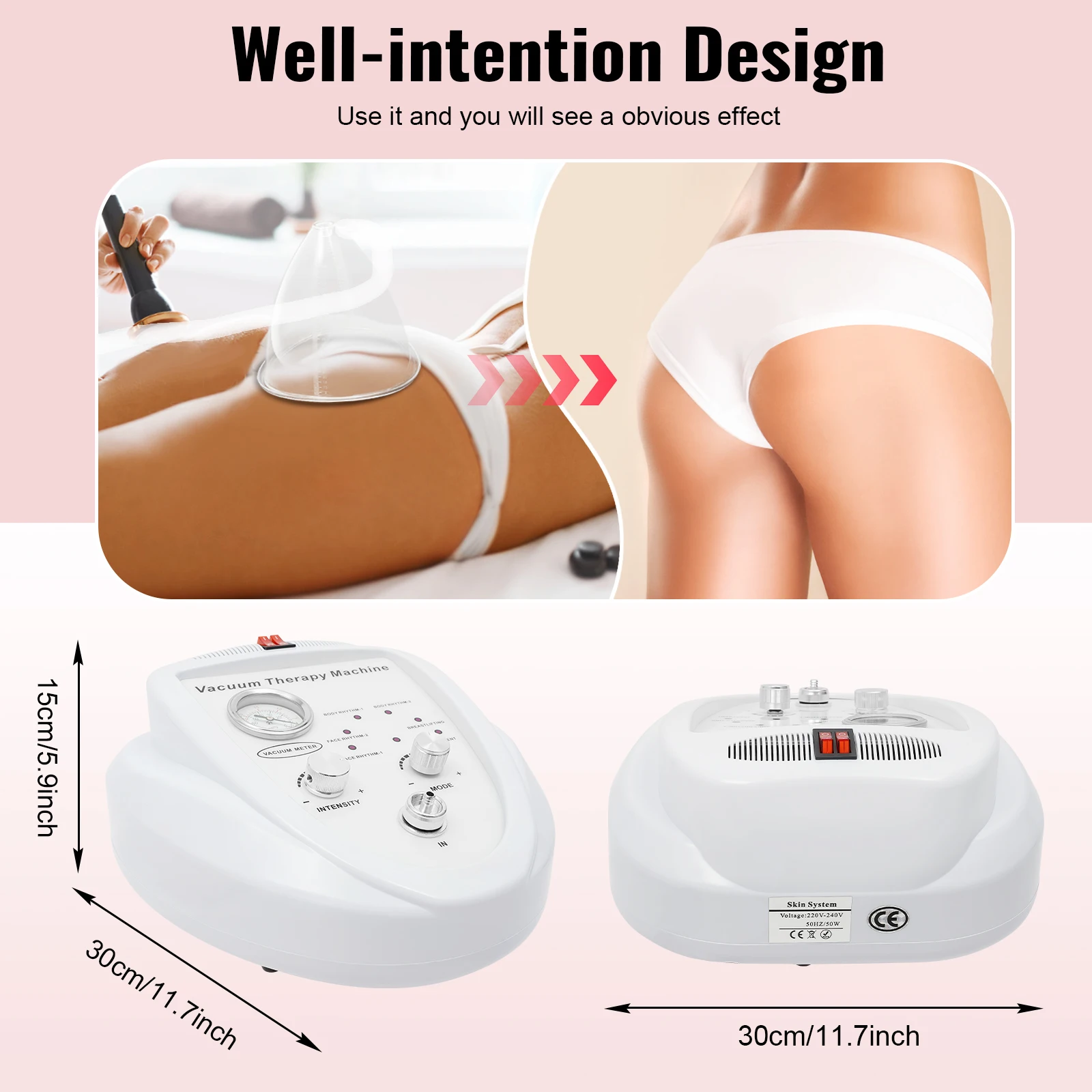 Vacuum Therapy Machine,Professional Acupoint Cupping Body Contouring Device new body machine for body care with 24 cups