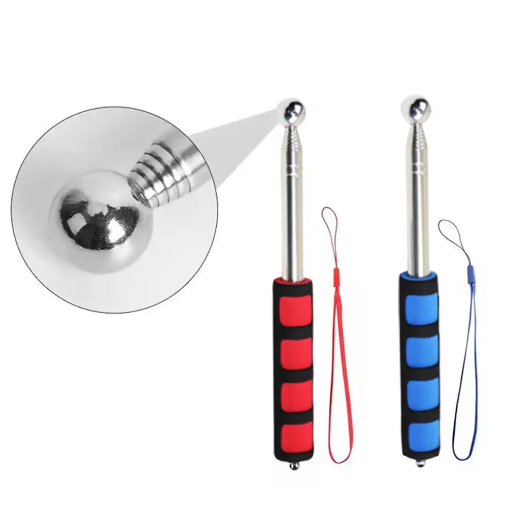 Telescopic Hollow Drum Detection Hammer with Sponge Handle, Wall Tile Ceiling Inspection Tool for House Decoration Testing